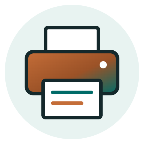 Illustration: Drucker